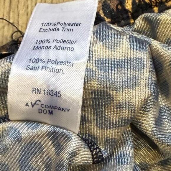 Y2k mcbling velvet cheetah mini slip skirt w/ black lace womens size small - Picture 4 of 6